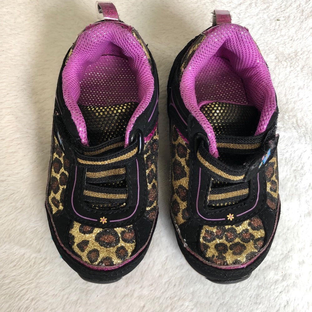 Sparkle  cheetah kids sneakers